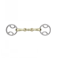 SHIRES BEVAL WARM METAL LOZENGE SNAFFLE 653